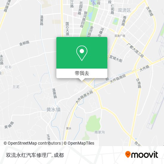 双流永红汽车修理厂地图