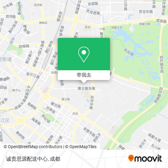 诚责思源配送中心地图