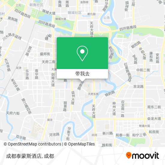 成都泰蒙斯酒店地图