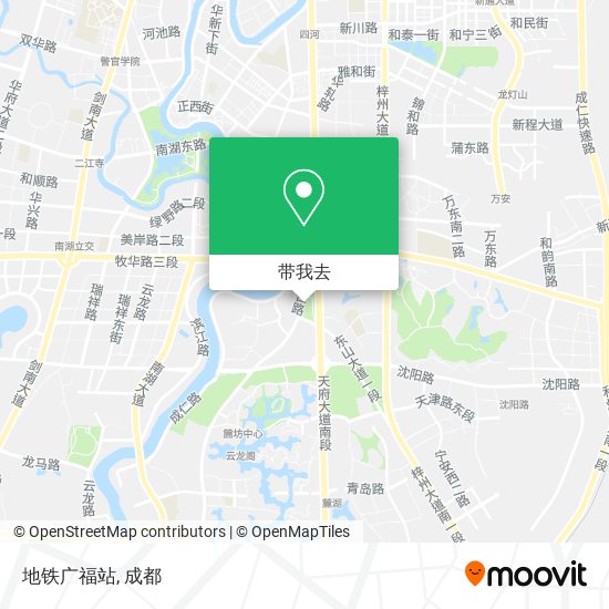 地铁广福站地图