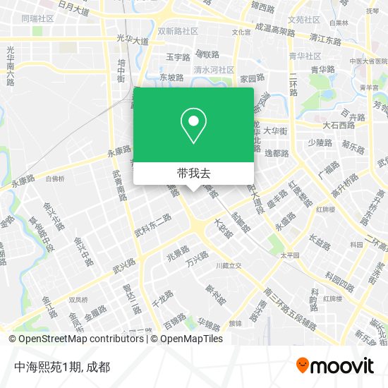 中海熙苑1期地图