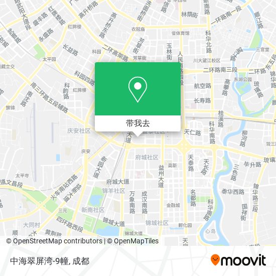 中海翠屏湾-9幢地图