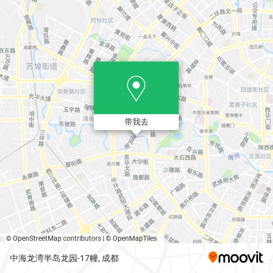 中海龙湾半岛龙园-17幢地图