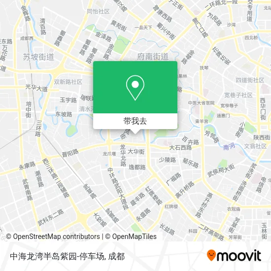 中海龙湾半岛紫园-停车场地图