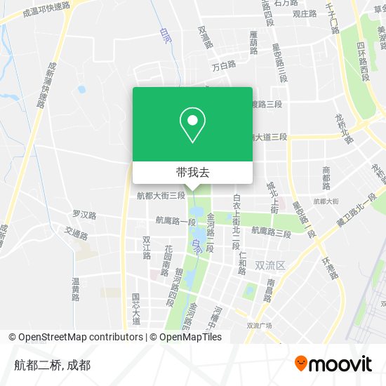 航都二桥地图