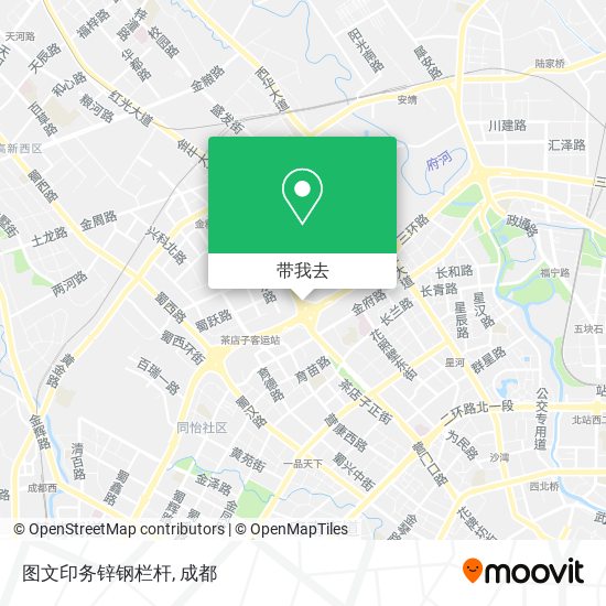 图文印务锌钢栏杆地图