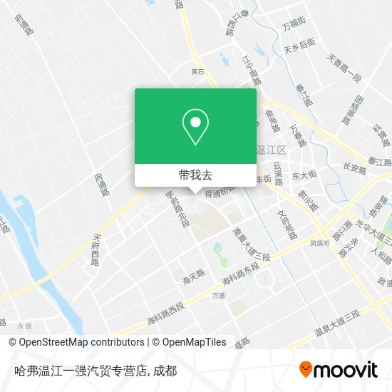 哈弗温江一强汽贸专营店地图