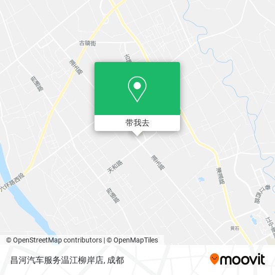 昌河汽车服务温江柳岸店地图