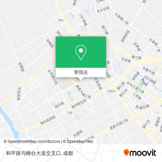 和平路与柳台大道交叉口地图