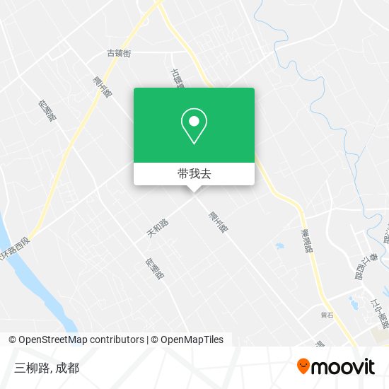 三柳路地图