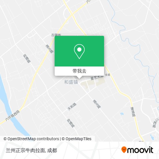兰州正宗牛肉拉面地图