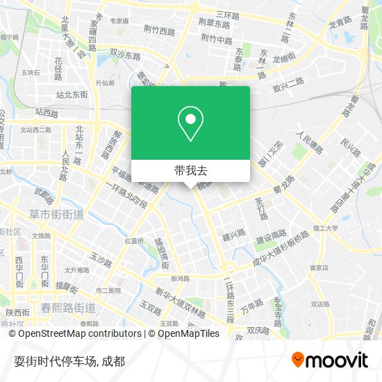 耍街时代停车场地图