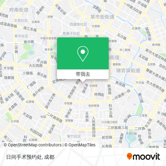 日间手术预约处地图