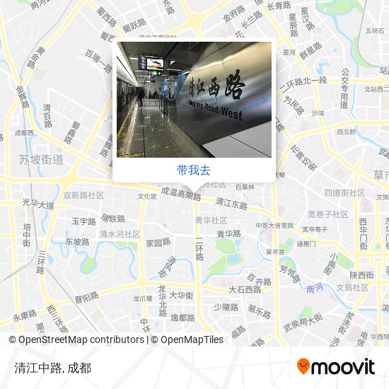 清江中路地图