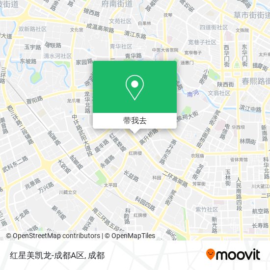 红星美凯龙-成都A区地图