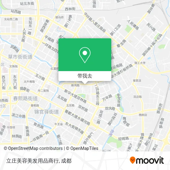 立庄美容美发用品商行地图