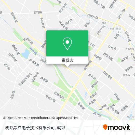 成都晶立电子技术有限公司地图