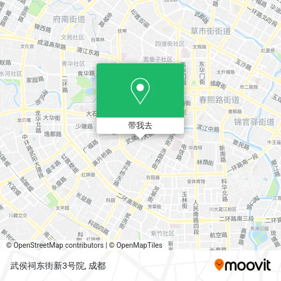 武侯祠东街新3号院地图