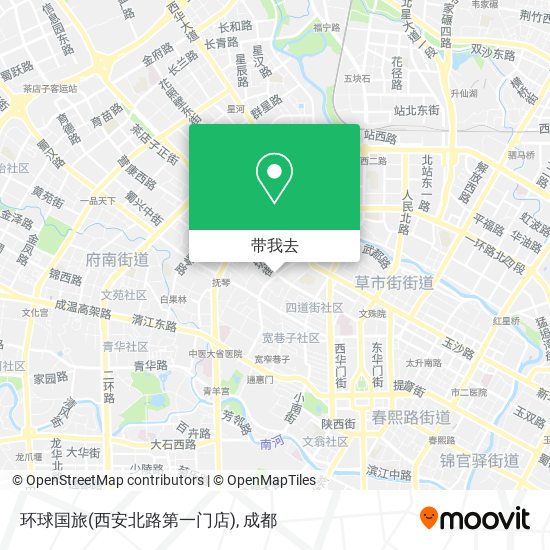 环球国旅(西安北路第一门店)地图