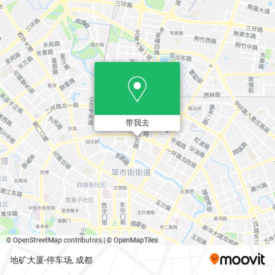 地矿大厦-停车场地图