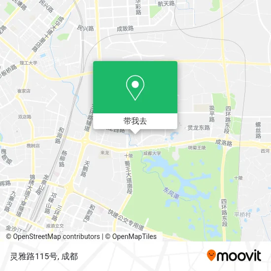 灵雅路115号地图