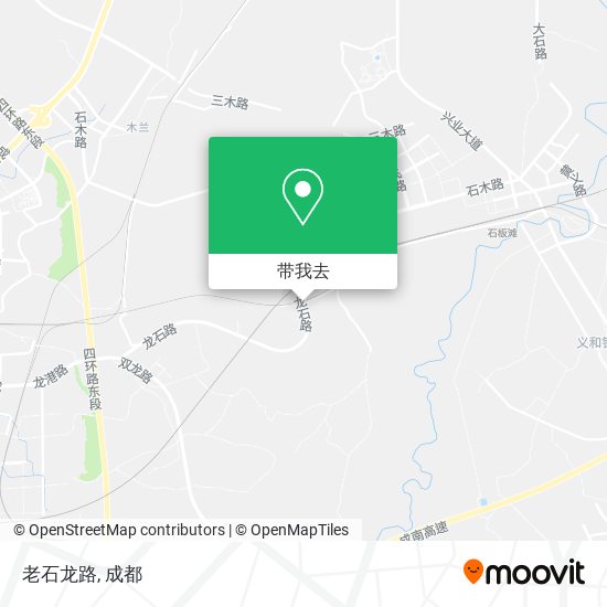 老石龙路地图