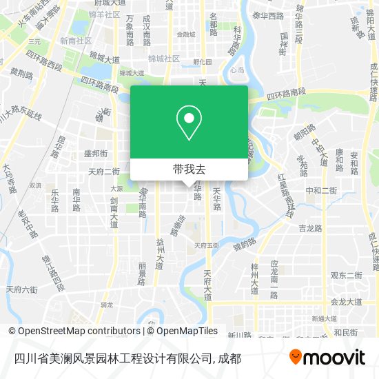 四川省美澜风景园林工程设计有限公司地图
