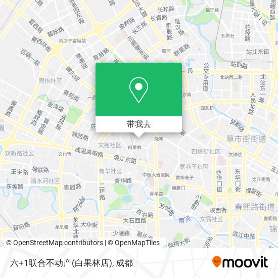 六+1联合不动产(白果林店)地图