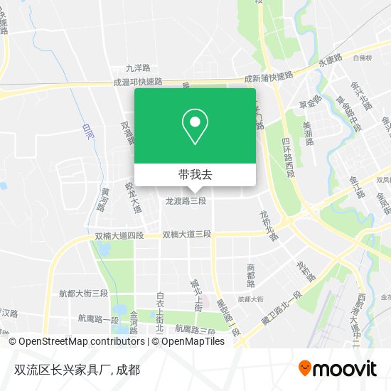 双流区长兴家具厂地图
