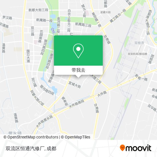 双流区恒通汽修厂地图