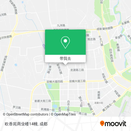 欧香苑商业楼14幢地图