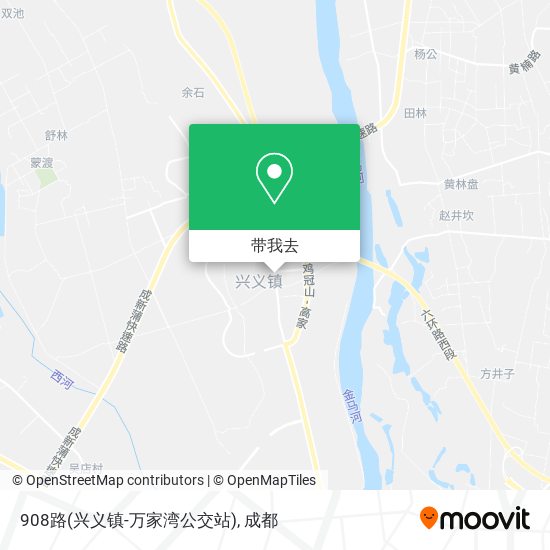 908路(兴义镇-万家湾公交站)地图