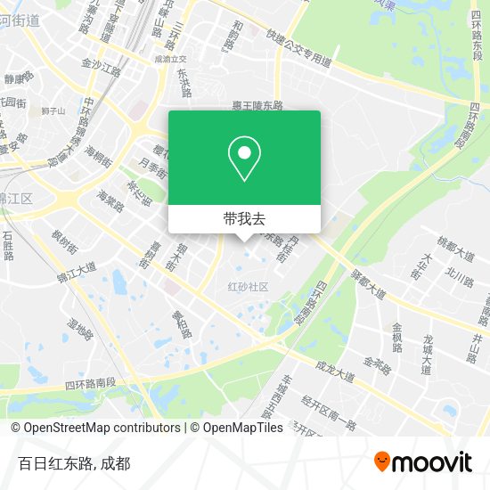 百日红东路地图