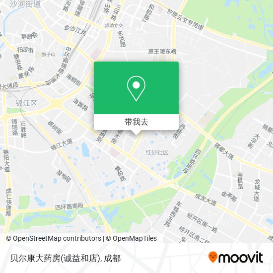 贝尔康大药房(诚益和店)地图