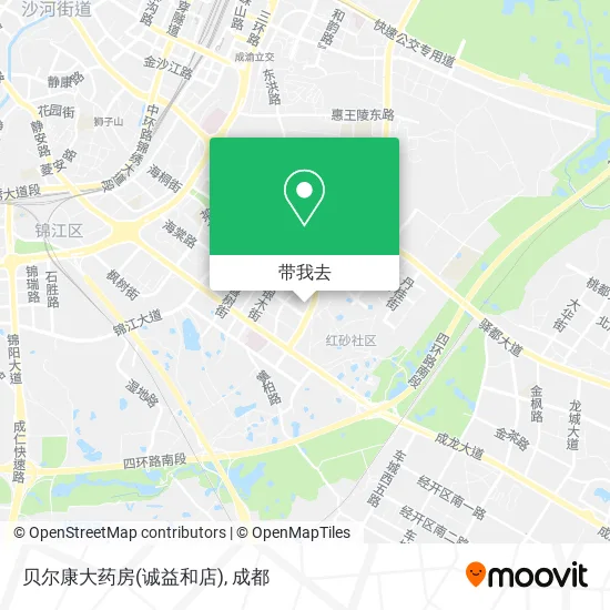 贝尔康大药房(诚益和店)地图