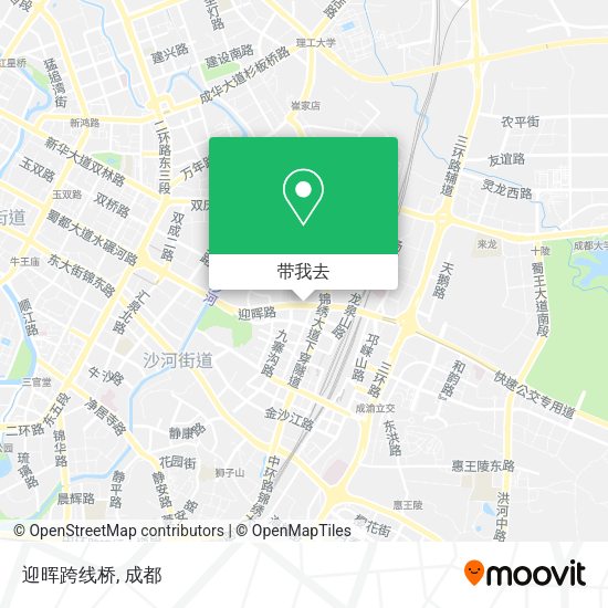 迎晖跨线桥地图