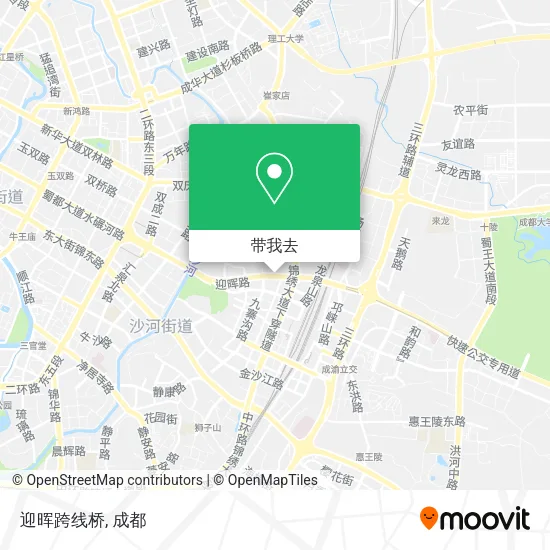 迎晖跨线桥地图