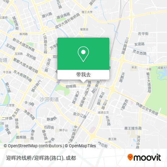 迎晖跨线桥/迎晖路(路口)地图
