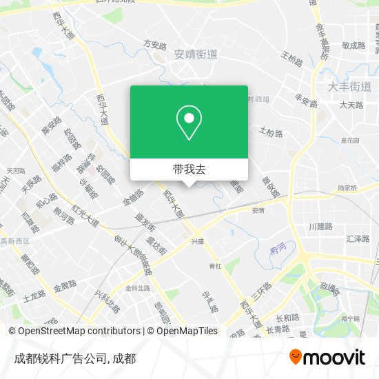 成都锐科广告公司地图