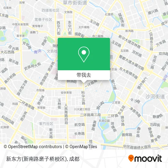 新东方(新南路磨子桥校区)地图
