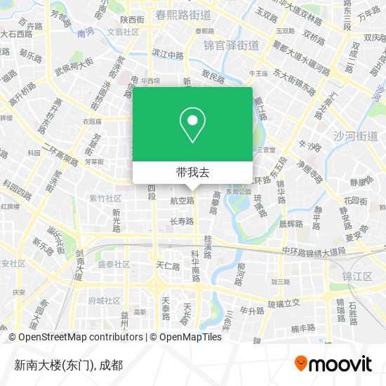 新南大楼(东门)地图