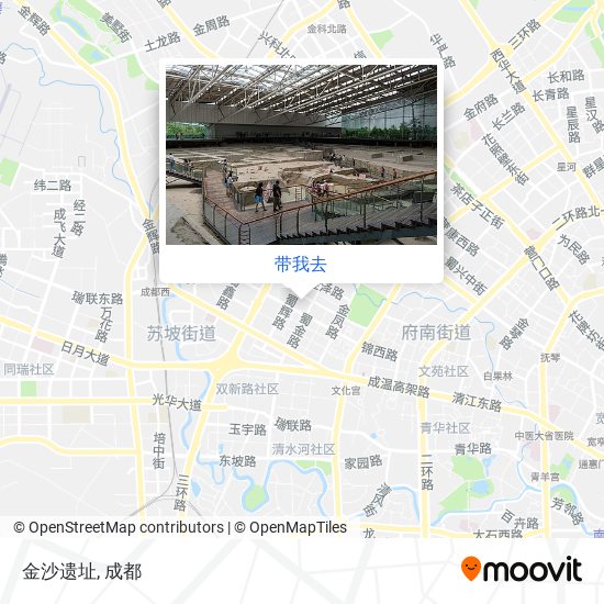 金沙遗址地图