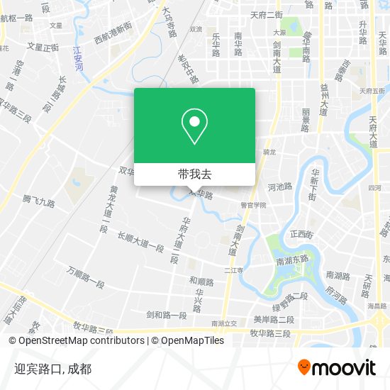 迎宾路口地图