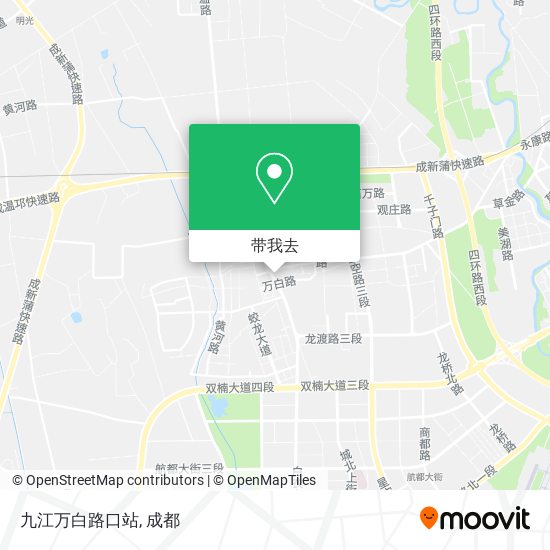 九江万白路口站地图