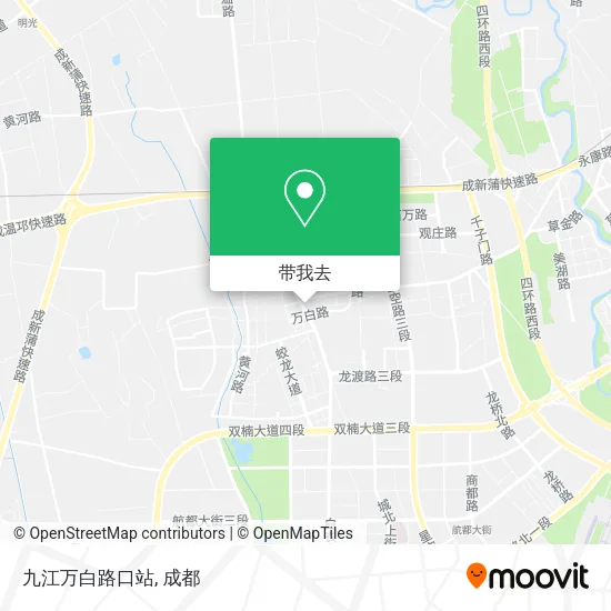 九江万白路口站地图