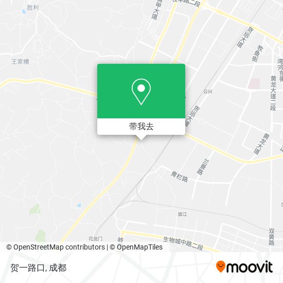 贺一路口地图