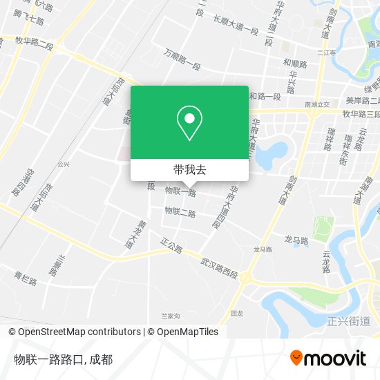 物联一路路口地图