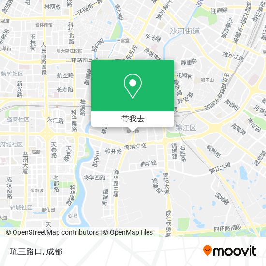 琉三路口地图