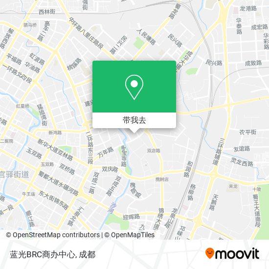 蓝光BRC商办中心地图