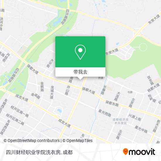 四川财经职业学院洗衣房地图